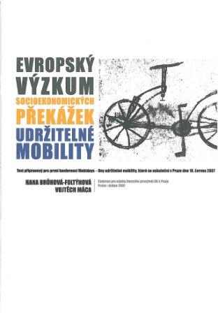Evropský výzkum socioekonomických překážek udržitelné mobility (2007)